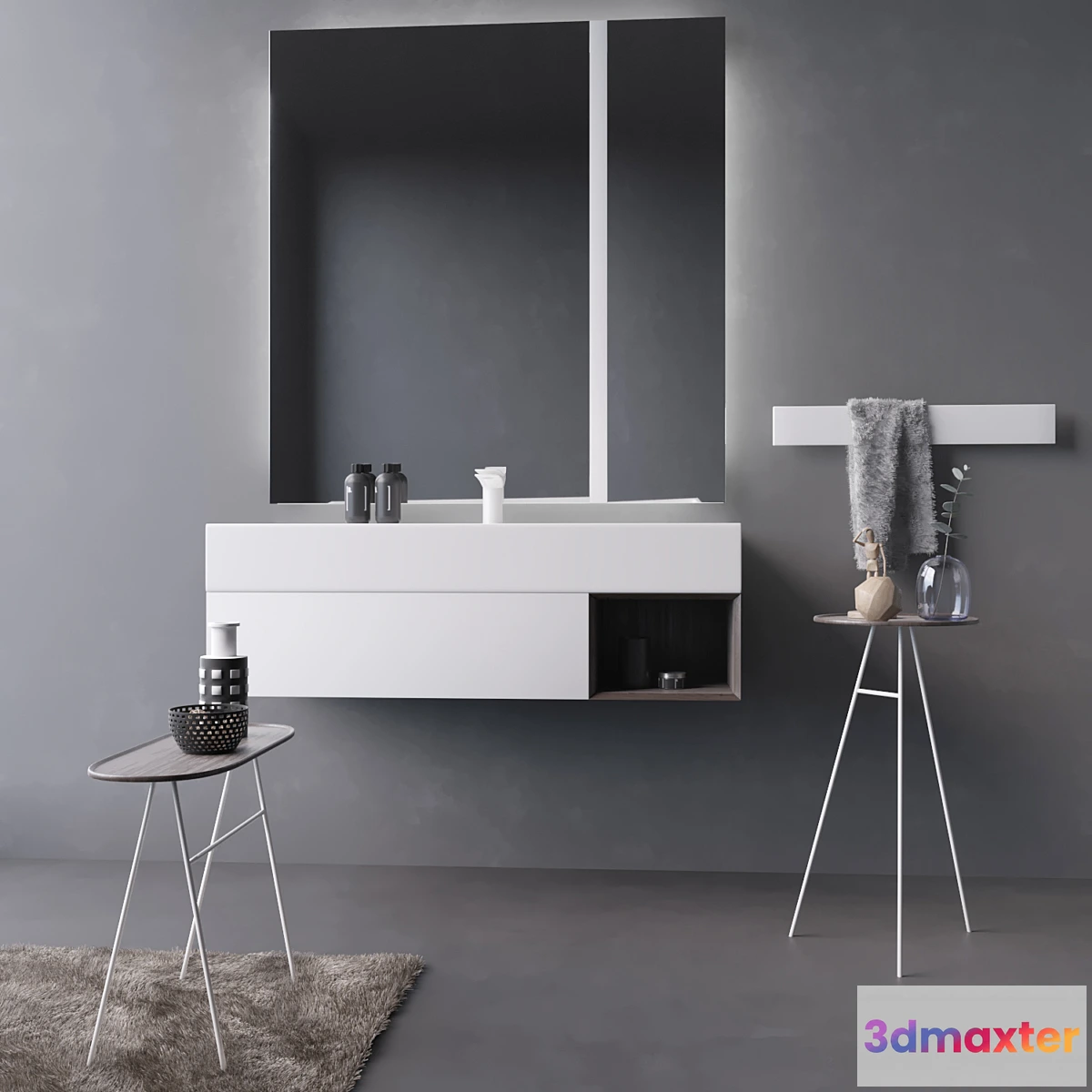 1430636 - Washbasin and decor Inbani Labo. 3D Max