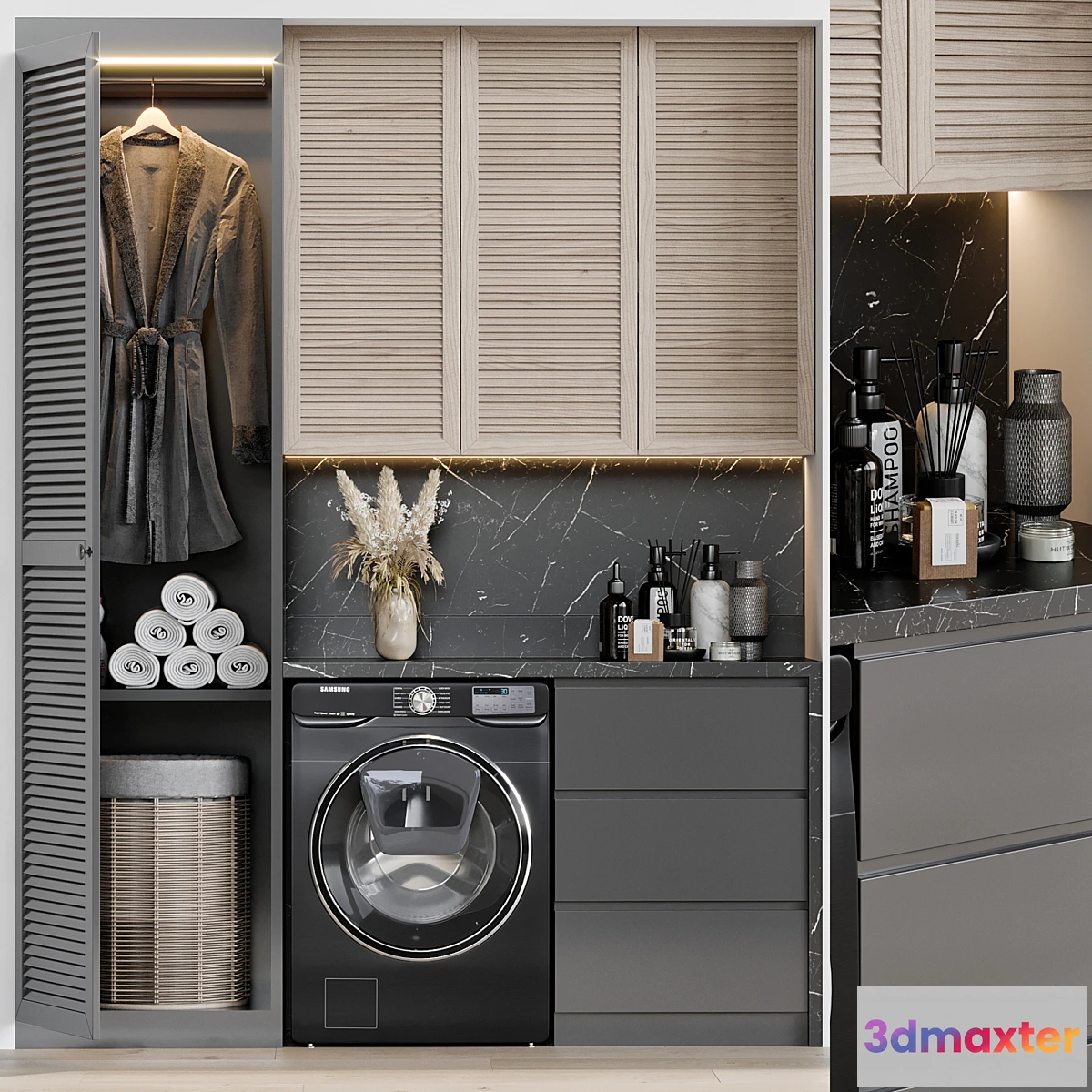 1435720 - Laundry set 10 3D Max