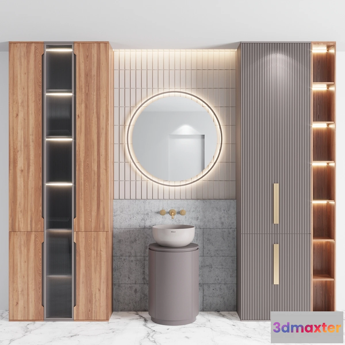 1435732 - Bath Set Rpm 07 3D Max