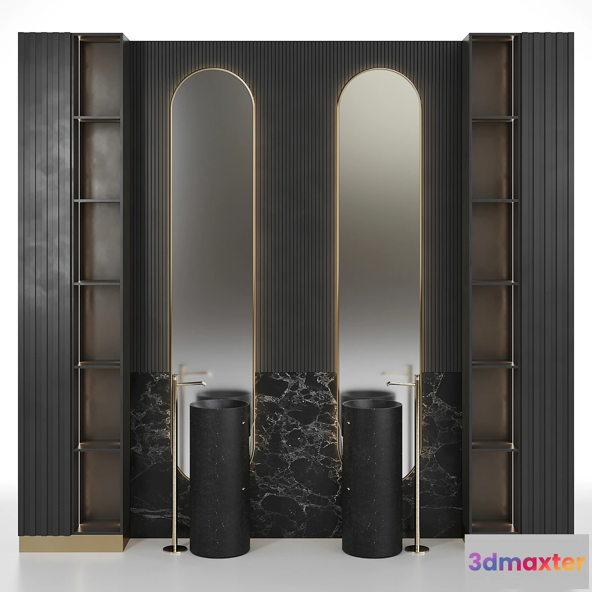 1436802 - Luxury Bathroom_Set_2 3D Max