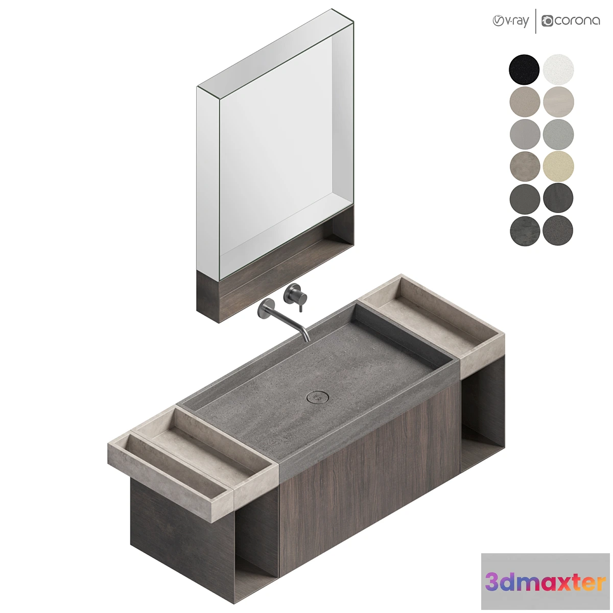 1451668 - Rexa Design Compact Living 130 Set 3 3D Max