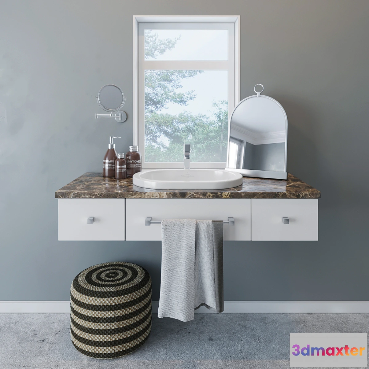 1468800 - set bathroom 3D Max