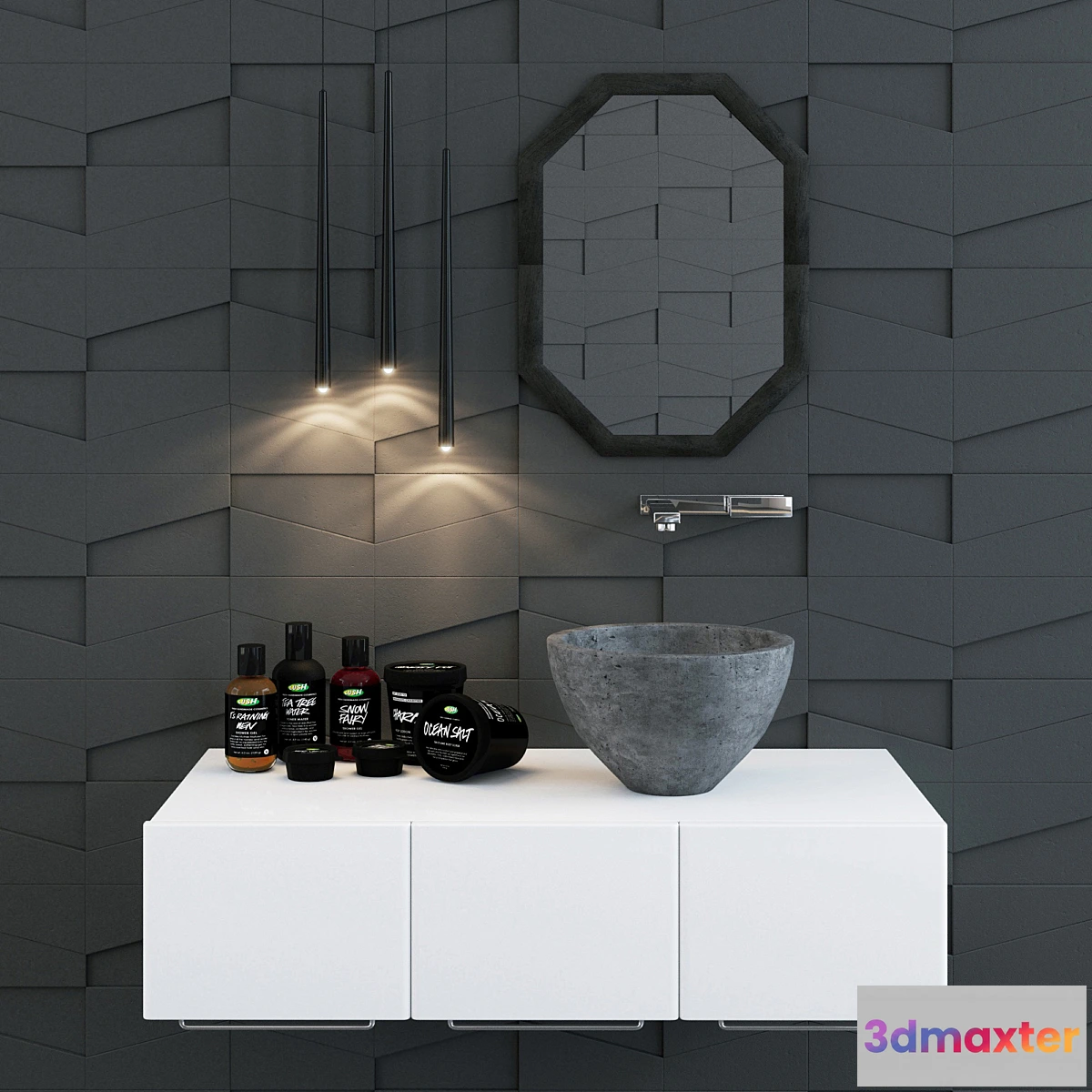 1479172 - bathroom set 3D Max