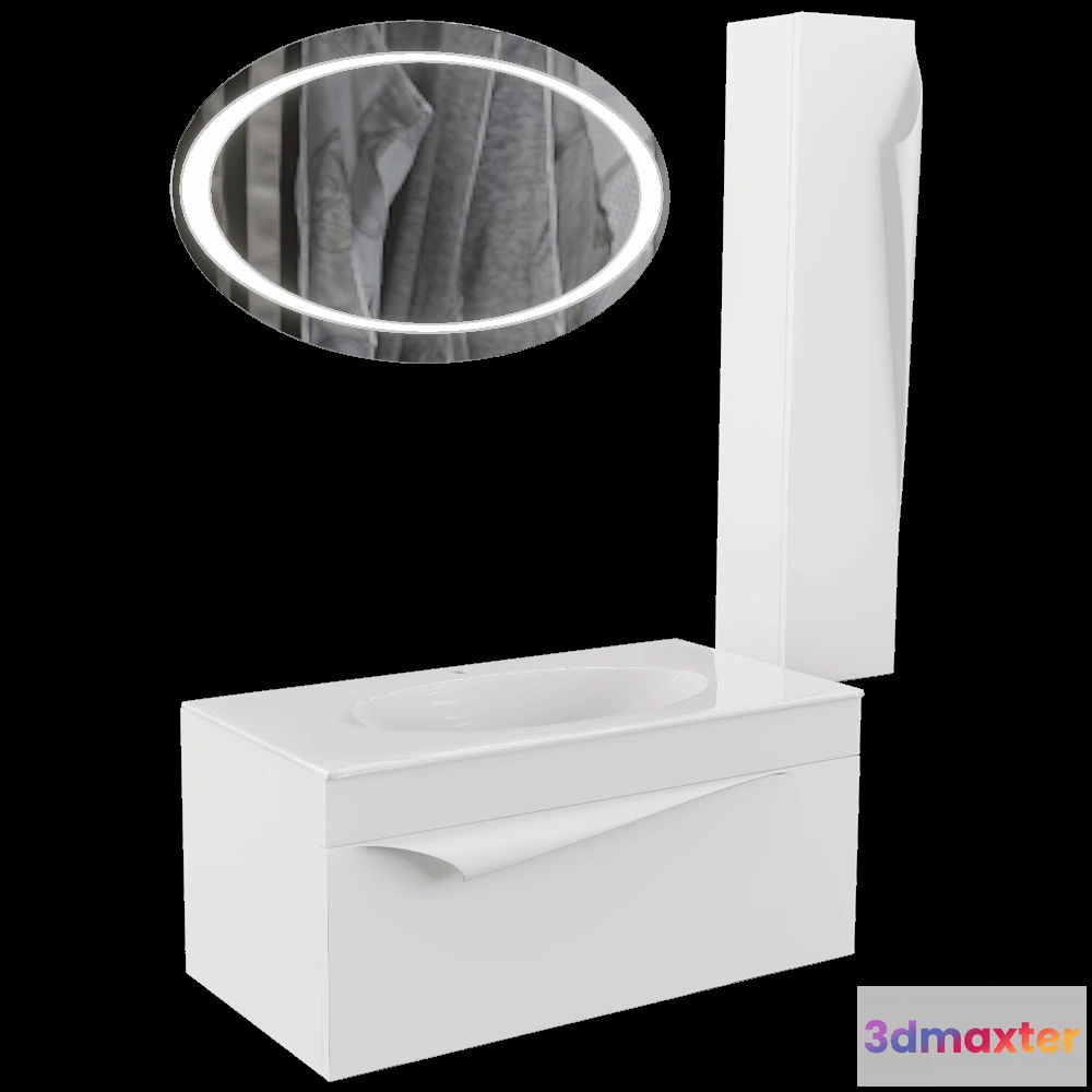 1586579 - Clarberg - Bathroom set Papyrus 3D Max