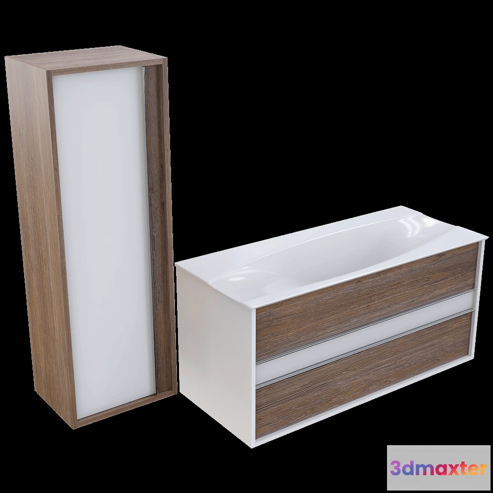 1586581 - Clarberg - Bathroom set Evolution 3D Max