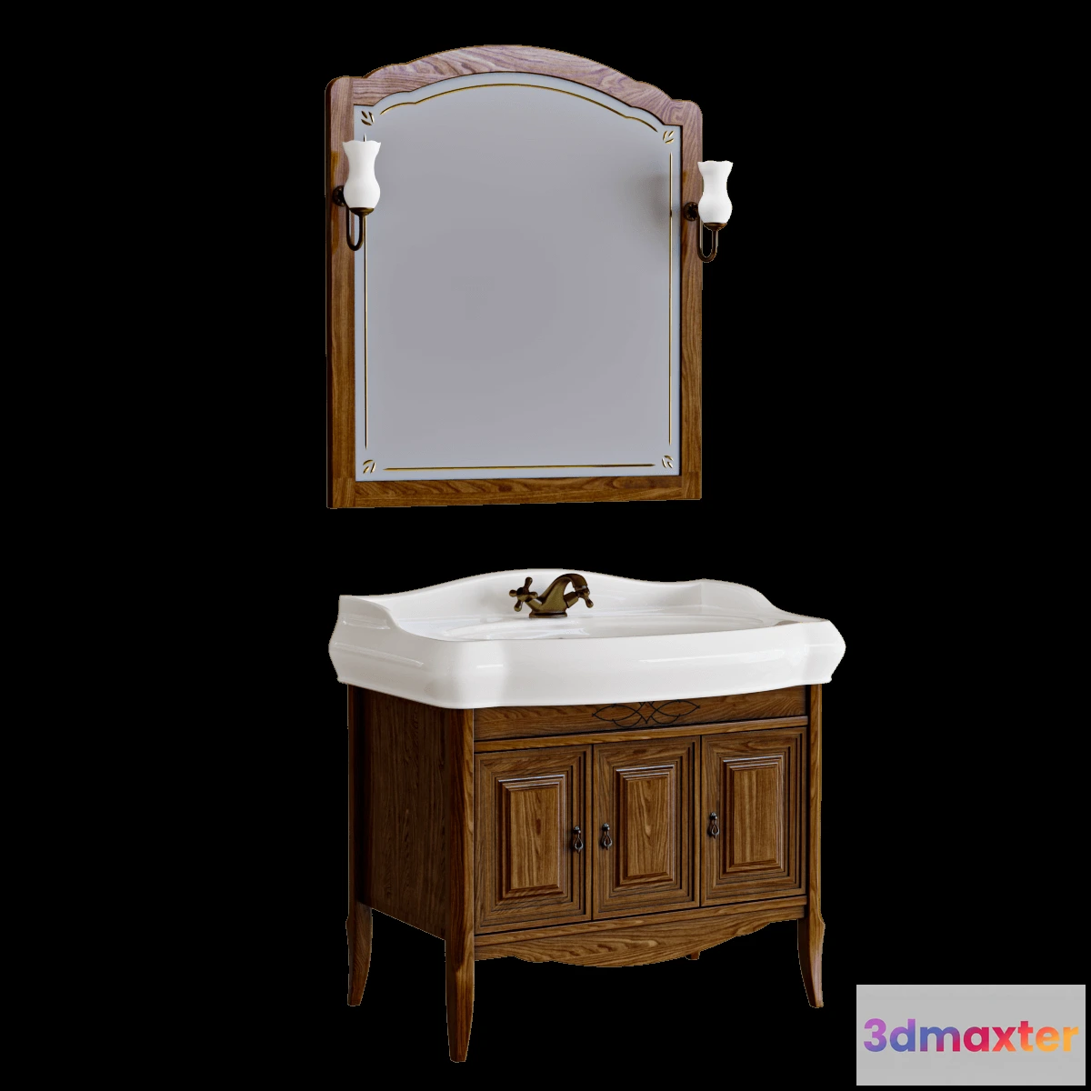 1586679 - bathroom - Washbasin set 3D Max