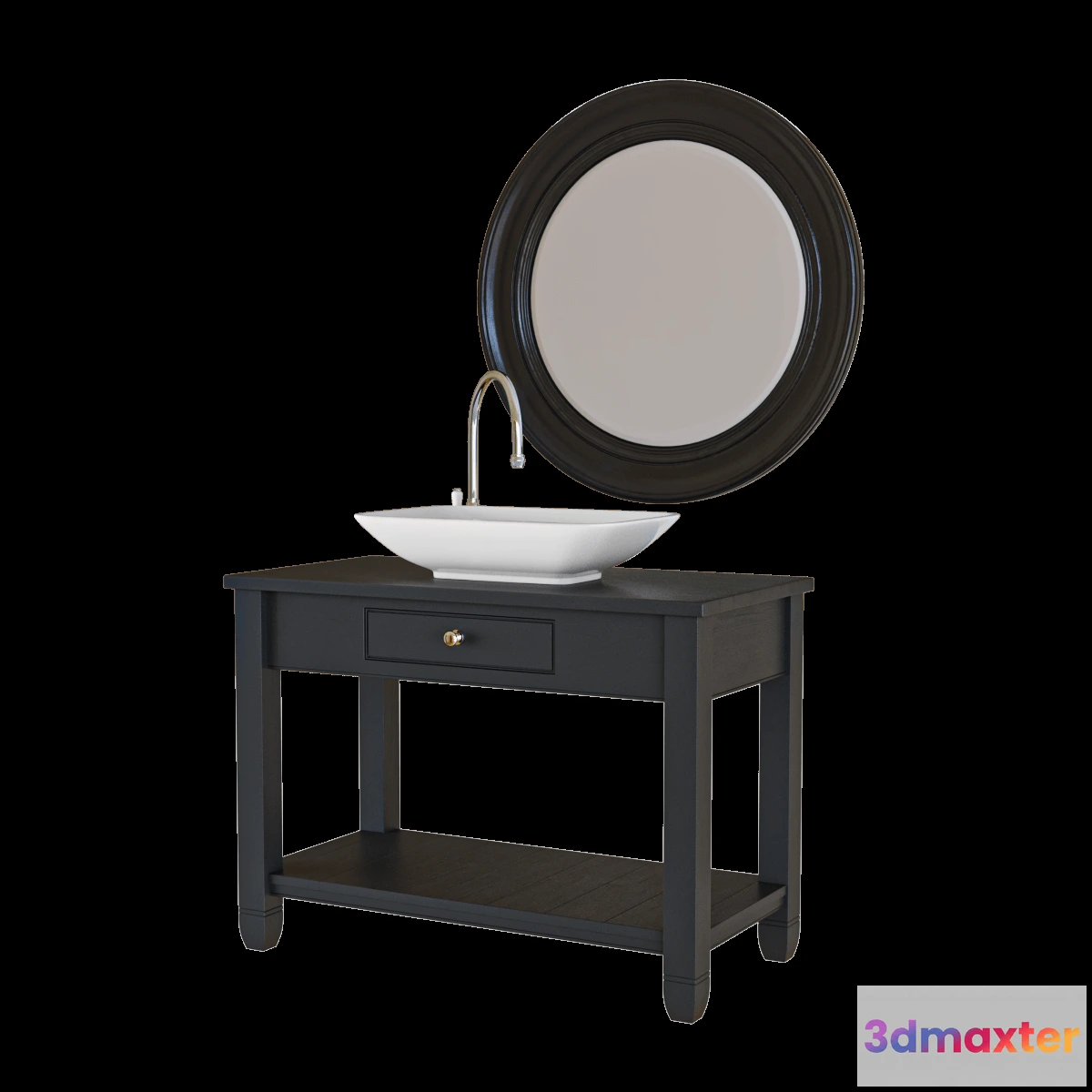 1586683 - bathroom - Washbasin set 3 3D Max