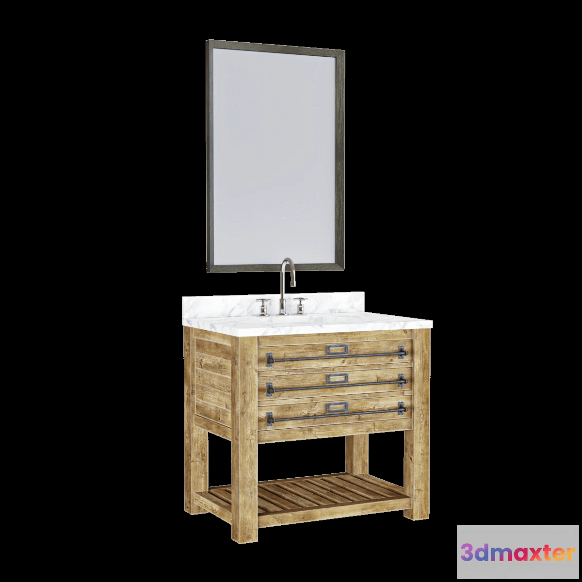 1586689 - bathroom - Washbasin set 3D Max