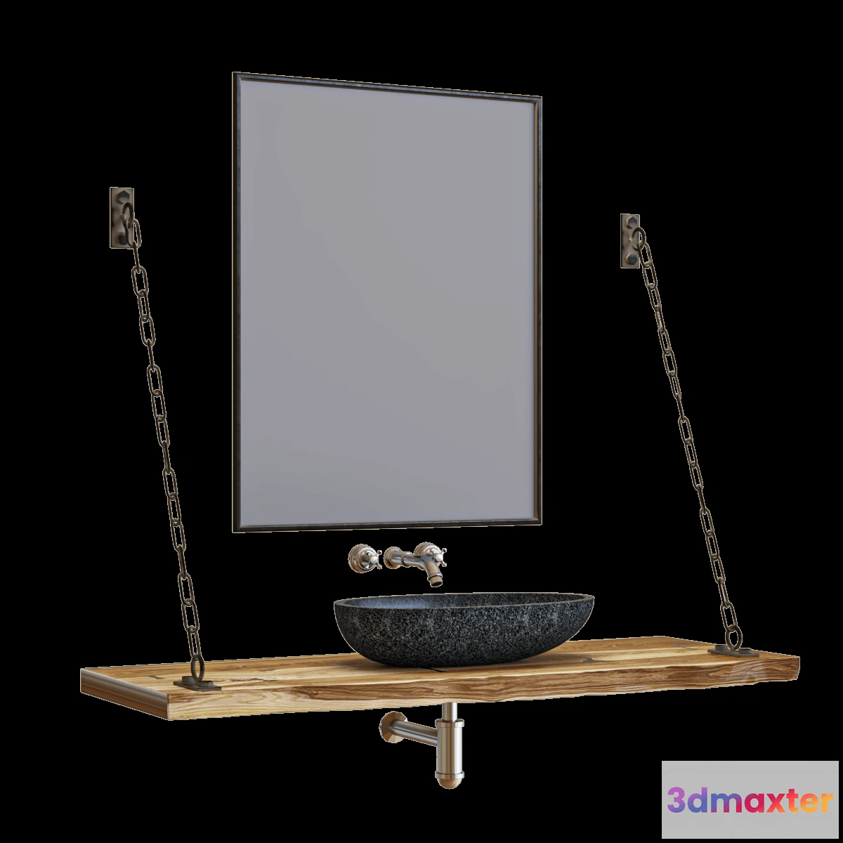 1586691 - bathroom - Loft design for bathroom 3D Max