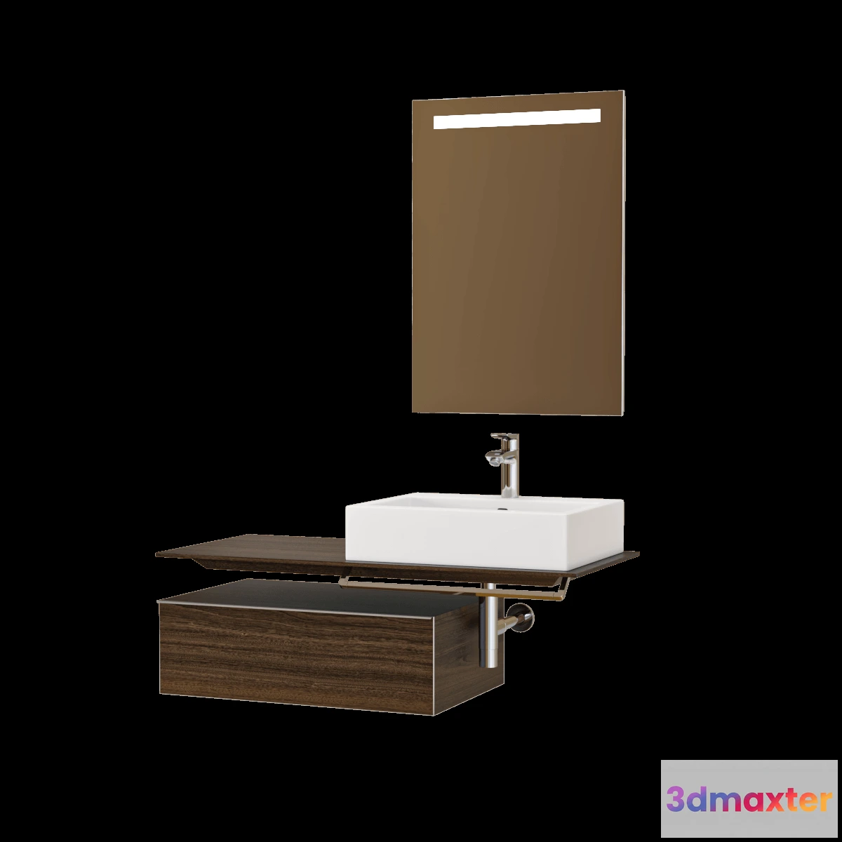 1586697 - bathroom - Washbasin set 2 3D Max