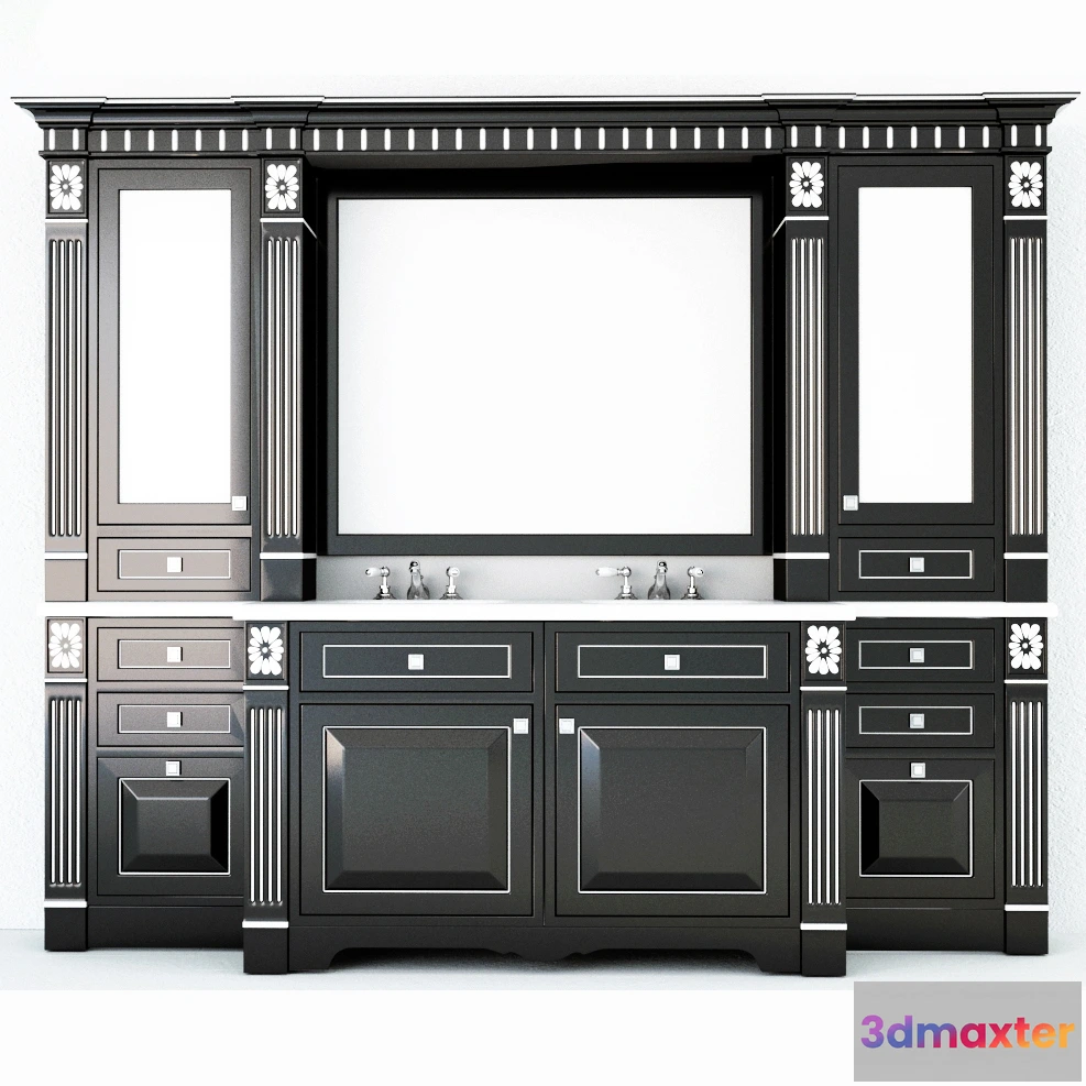 1586757 - bathroom - Large sideboard Chiffonier 3D Max