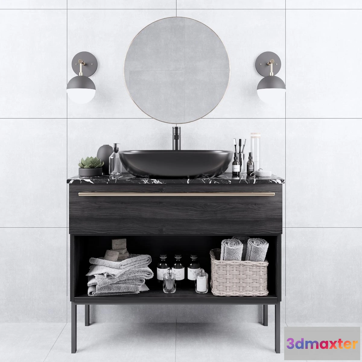 1586773 - bathroom - Bathroom set 1 3D Max