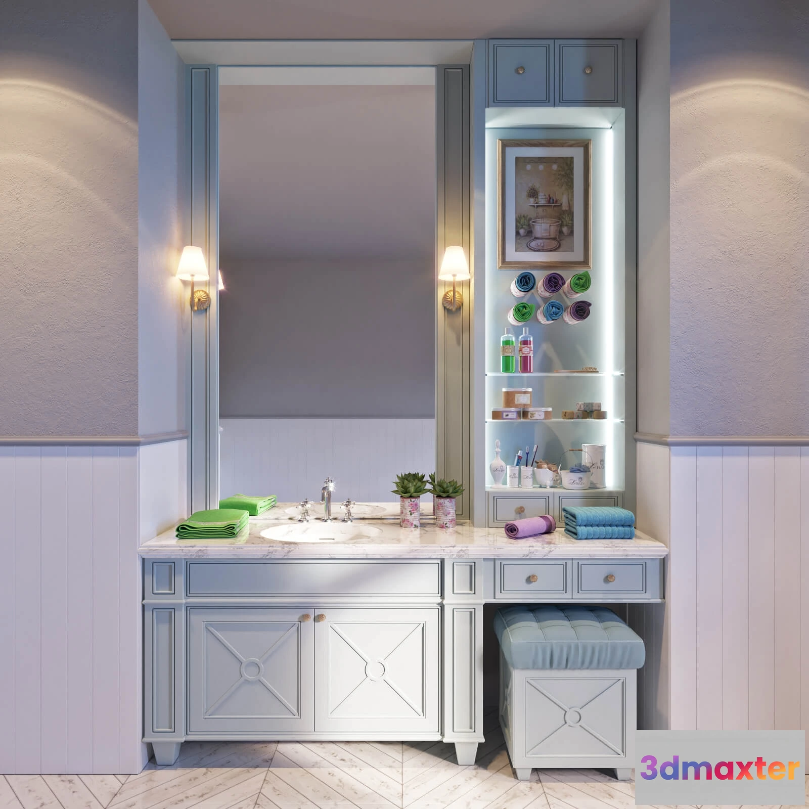 1586975 - bathroom - Bathroom Decorative Set 6 3D Max