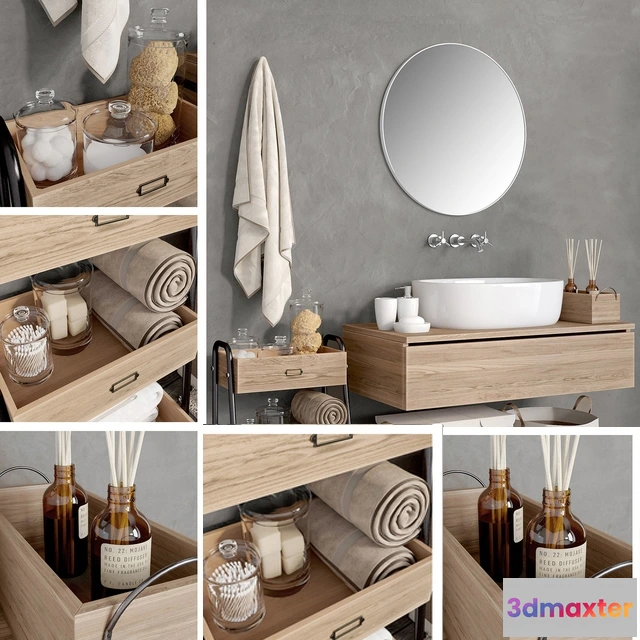 1586989 - bathroom - Bathroom Set 4 3 3D Max