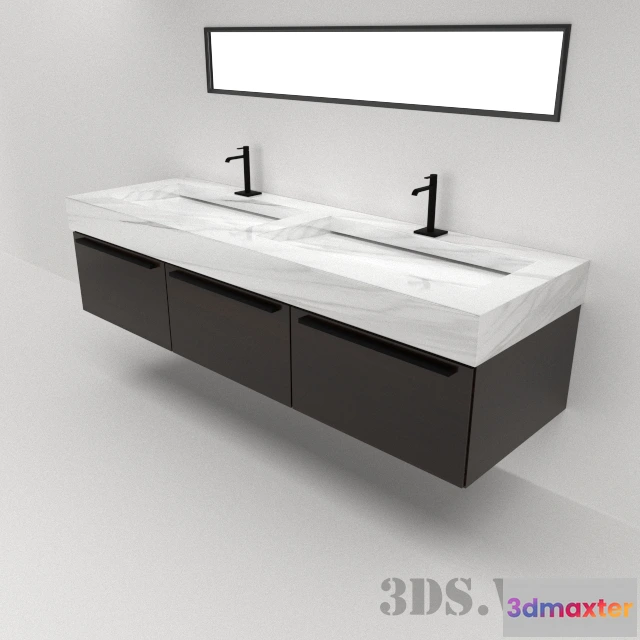 1587059 - bathroom - Combined sink 3D Max