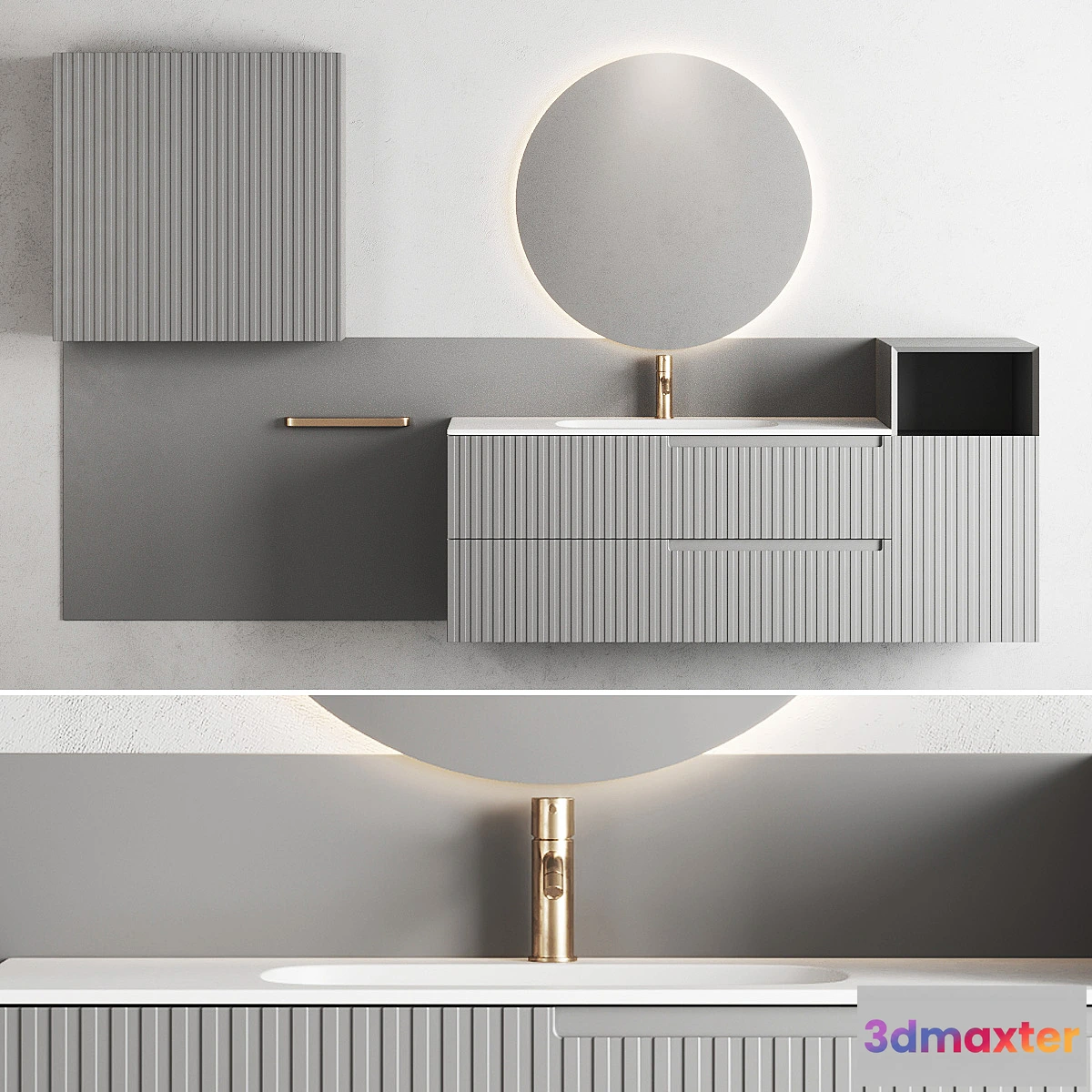 544355 - Fiora Synergy Vanity Unit set 1