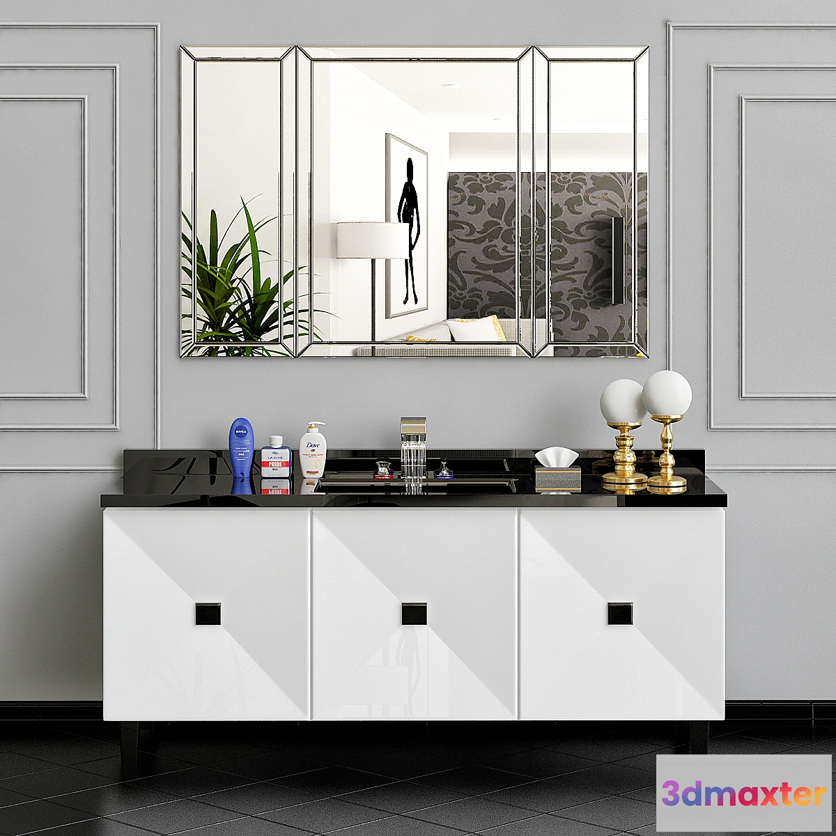 544371 - Vanity Units Jetset 3 Doors