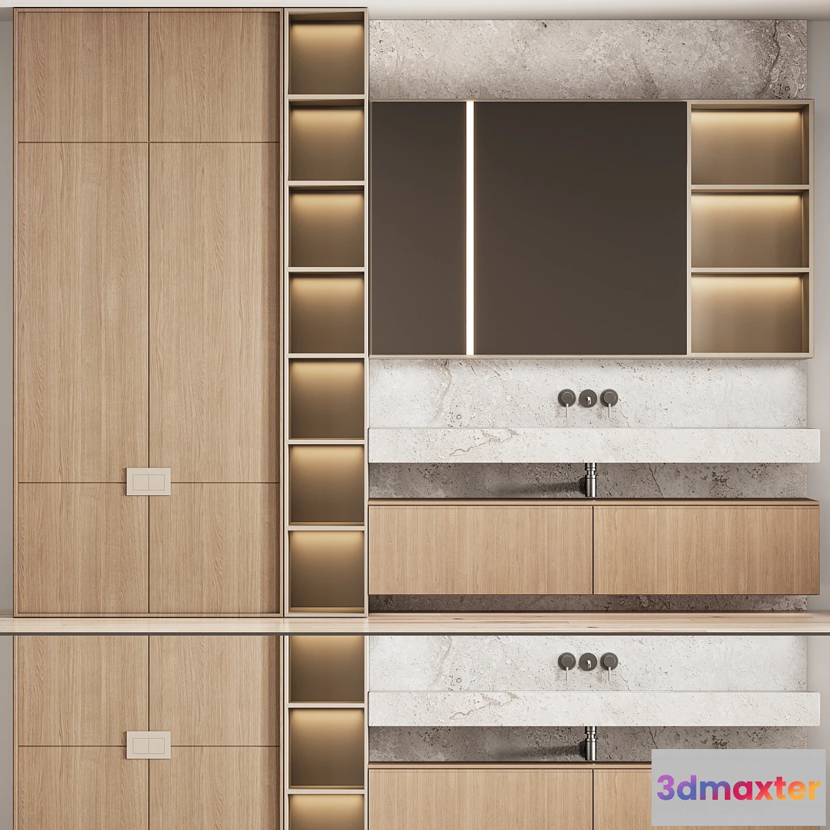 603391 - Bathroom Furniture Set 06