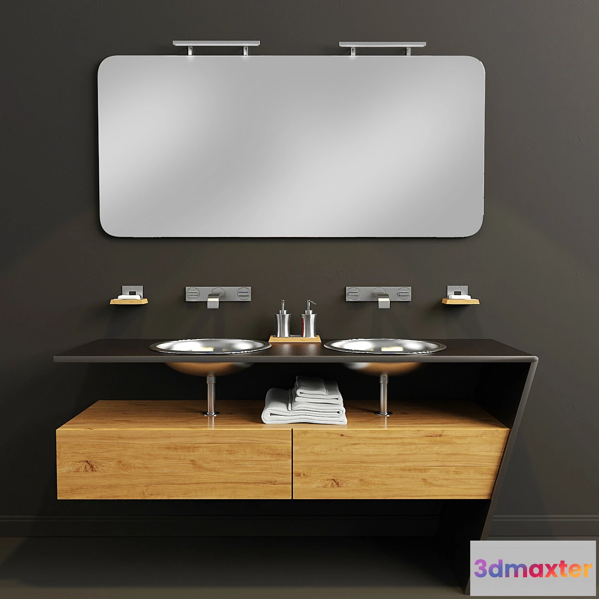 644877 - Two washbasins