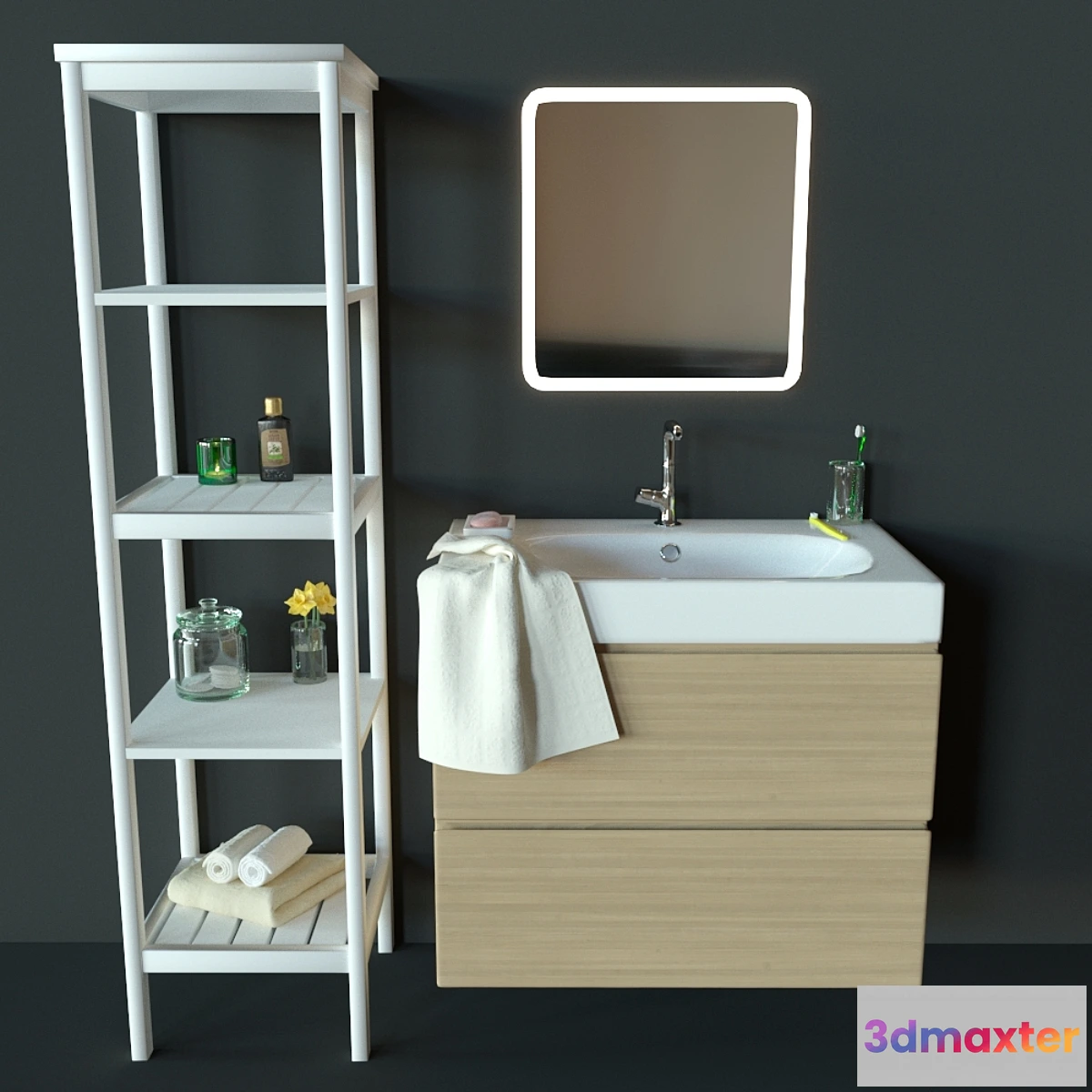 661791 - Ikea bathroom set