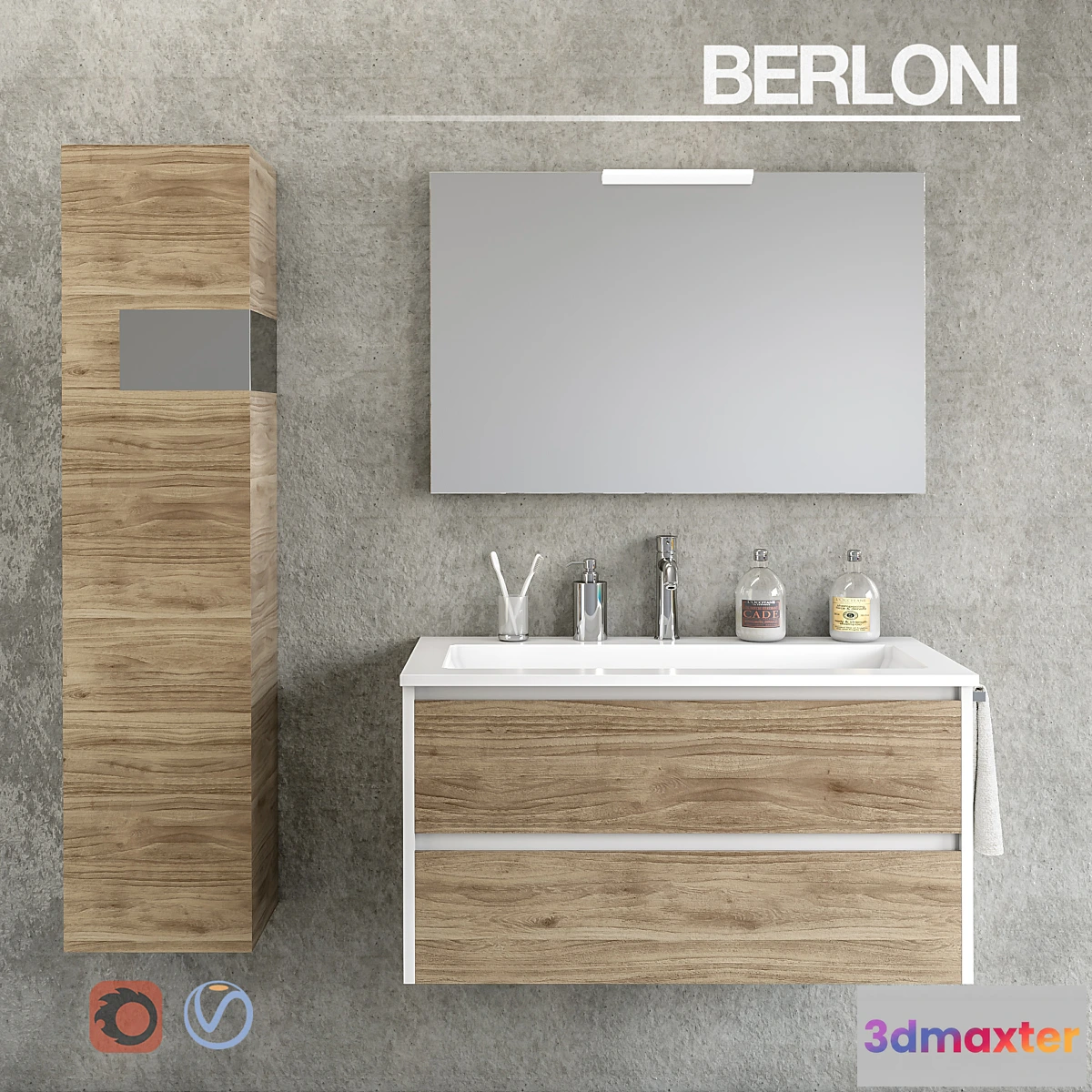 666315 - Bathroom set Berloni Form 08