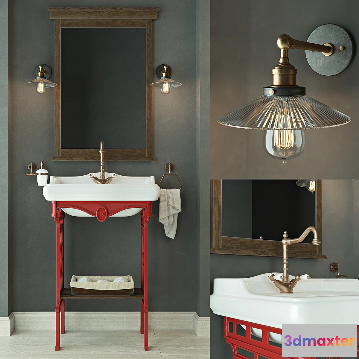 671123 - Caprigo & RH bathroom set