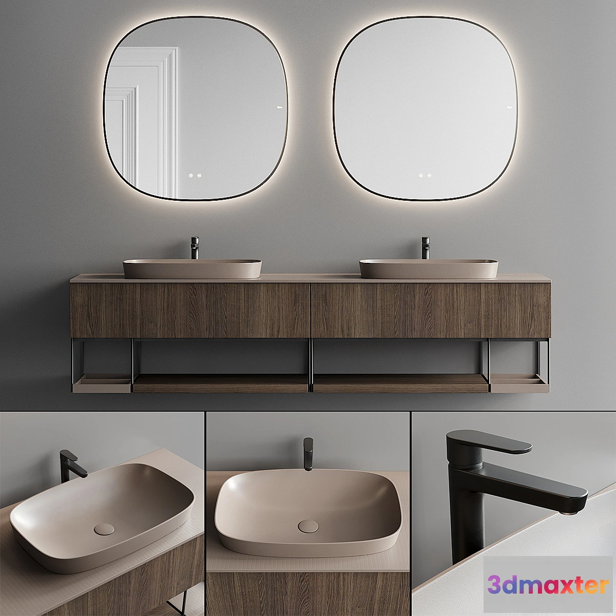 686462 - Fiora Sen Vanity Unit Set 2