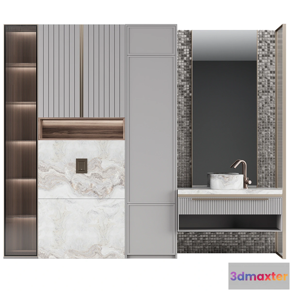 686564 - Bathroom console №15 Vray