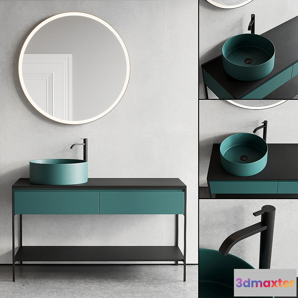 716926 - Nic Design Bridge Vanity unit Set 2 - No.2