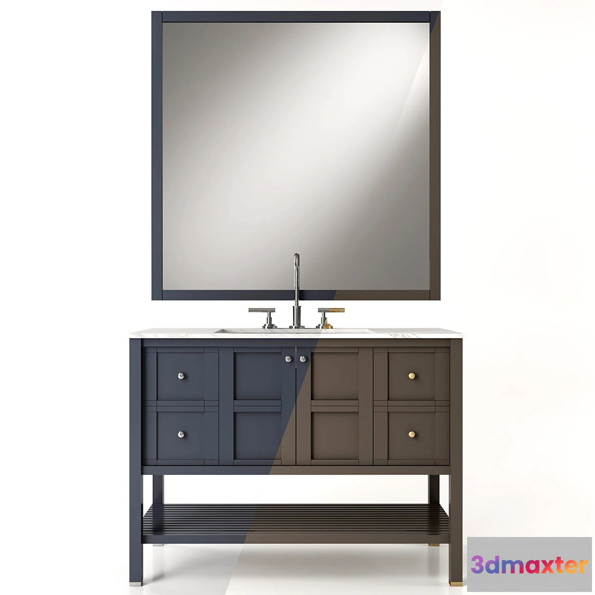 739931 - Single Bathroom Furniture - No.2