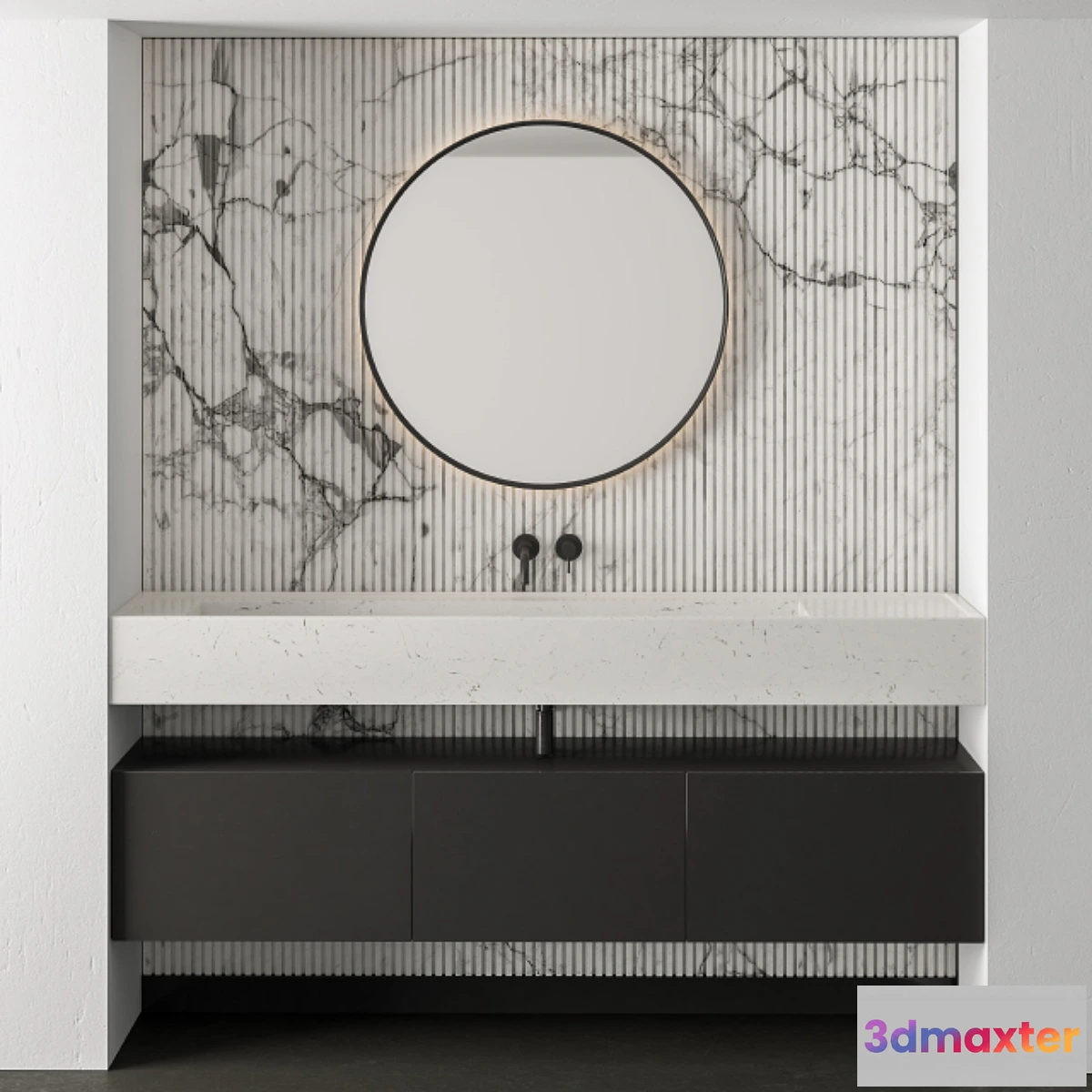 766439 - Bathroom Set Marble - Set 22 - No.2