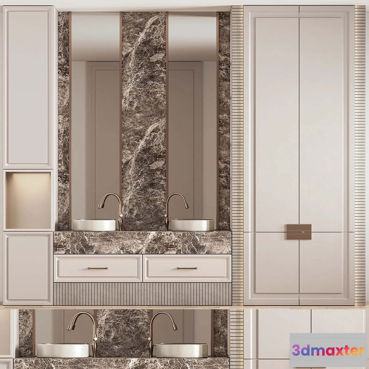 766617 - Bathroom Furniture Set 07 - No.2