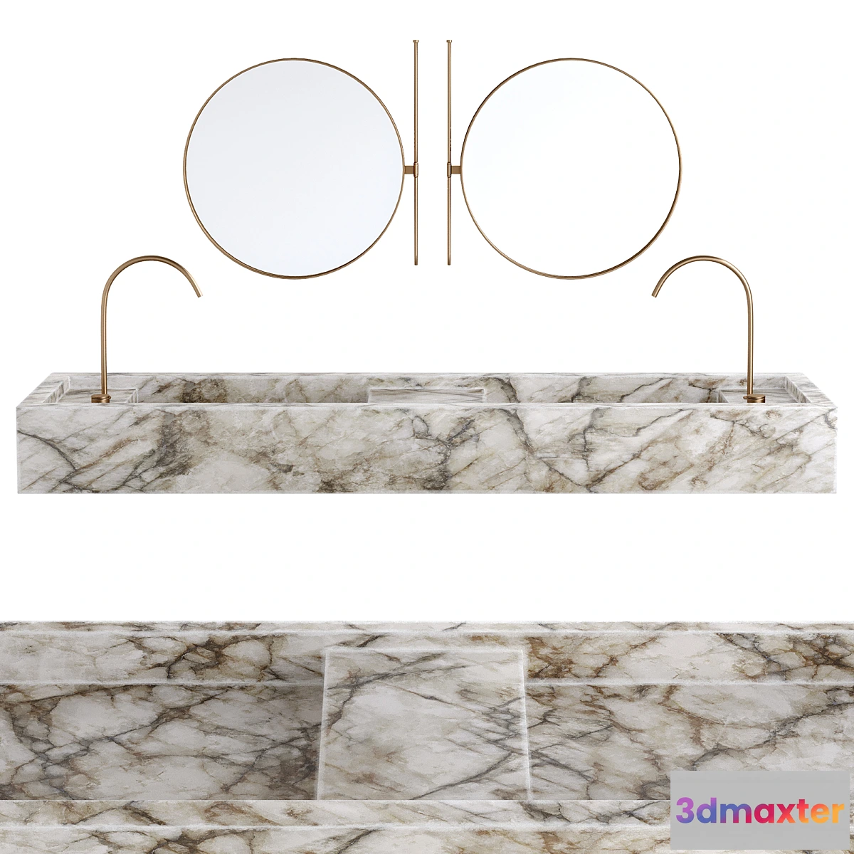 783830 - Bathroom furniture marble sink