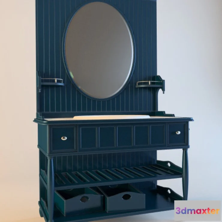 799674 - EuroDesign_Green & Roses_Blu Notte Inglese_3ddd