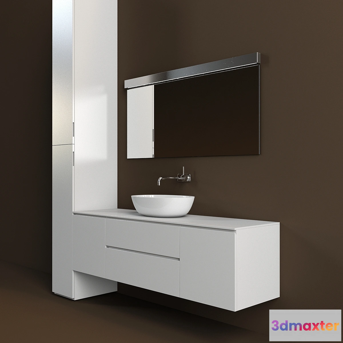 808430 - Washbasin with bath cabinet