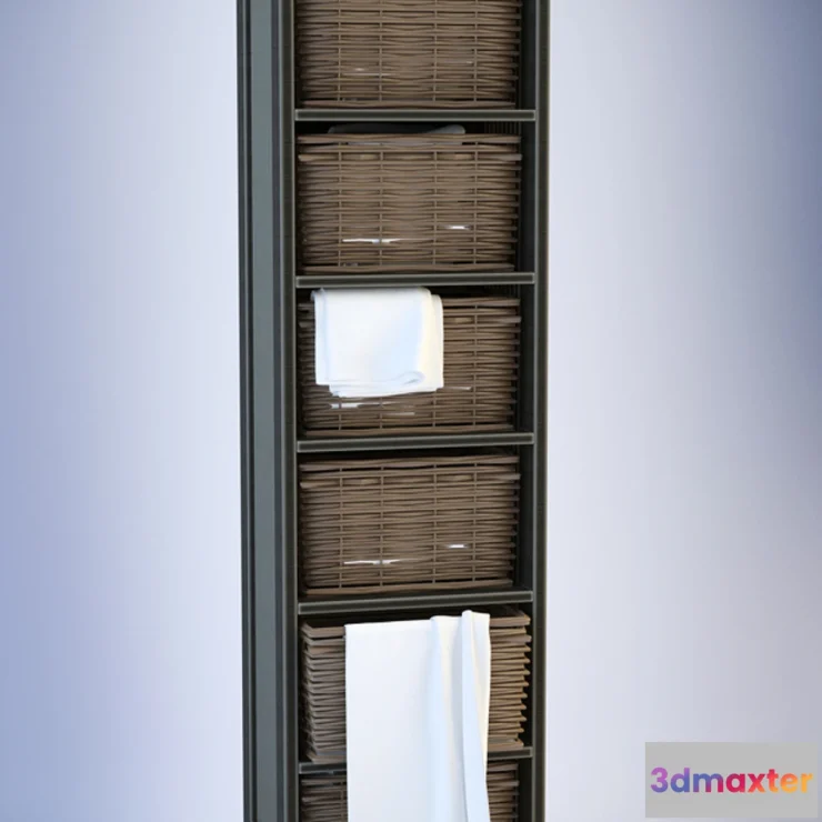 808482 - Rack with baskets for linen