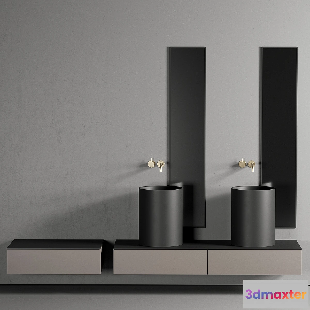 875017 - GALASSIA Core Countertop Ceramic Washbasin Set 1 - No.4