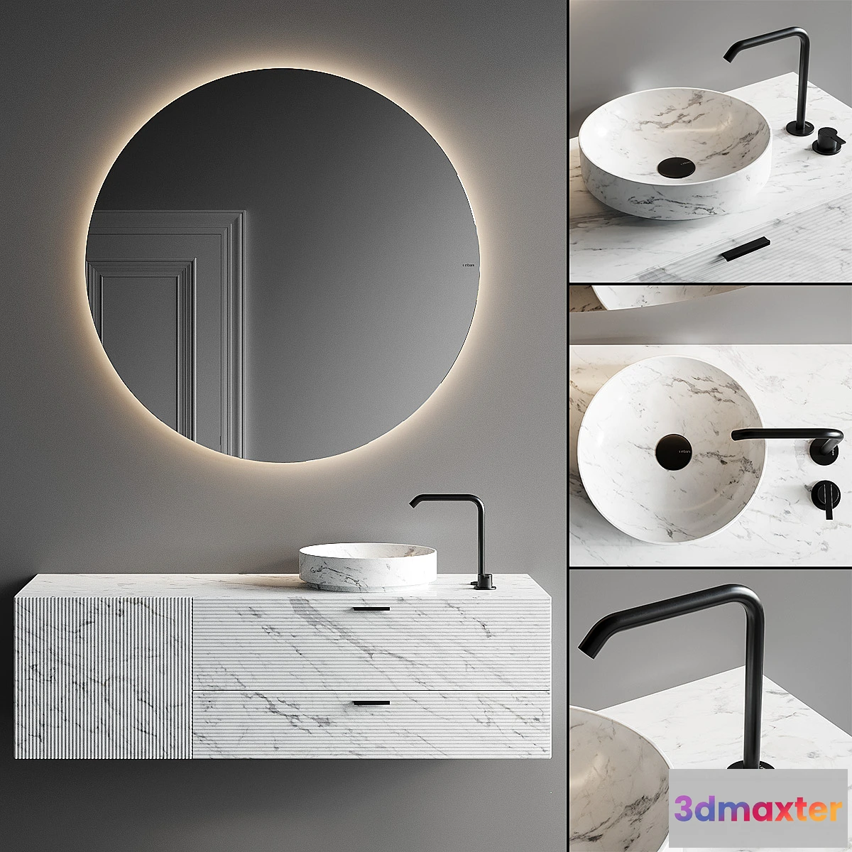 875107 - Inbani Grate 02 Vanity Unit Set 5 - No.5