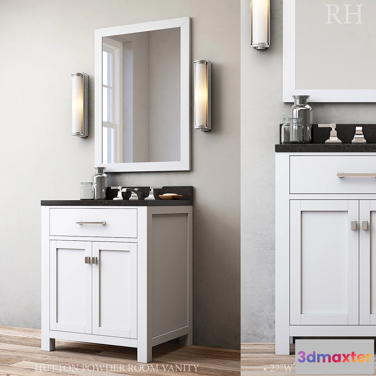 892860 - HUTTON POWDER ROOM VANITY - No.2