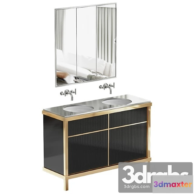 910388 - Art deco bathroom vanity