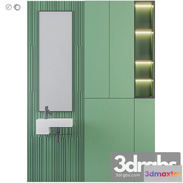 910676 - Bathroom Furniture Bath Set 6