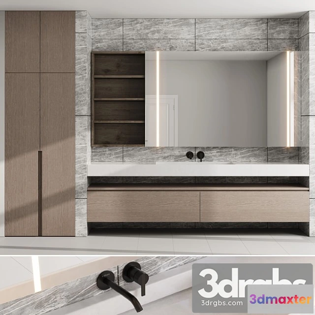 910682 - Bathroom Furniture by Inbani Faucet Set 31