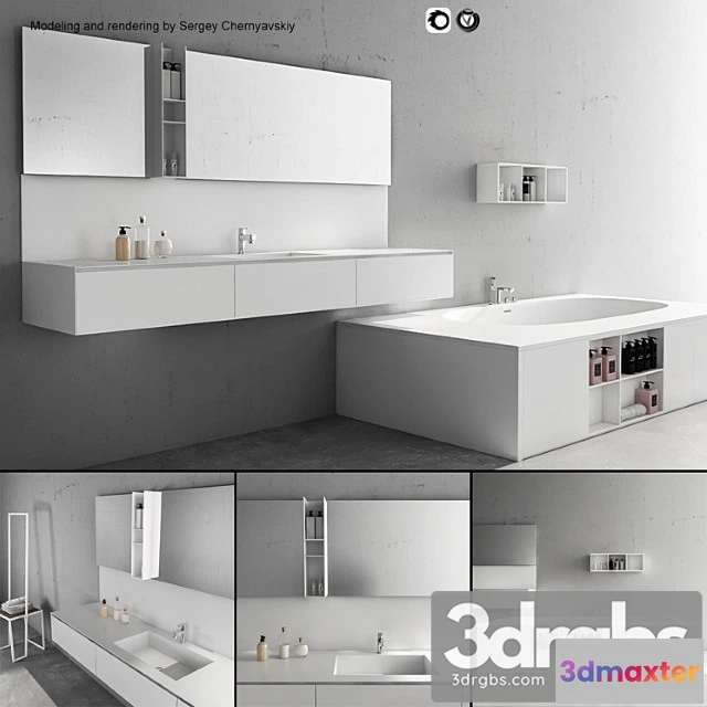 910712 - Bathroom Furniture Set Arcom Escape 2