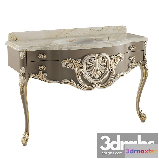 910896 - Console Lineatre Barocco