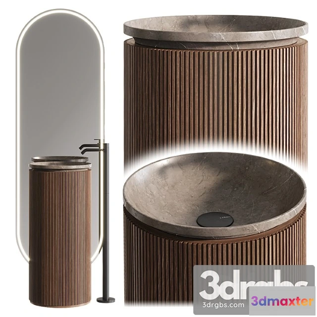 911070 - Inbani grate vanity unit set 8