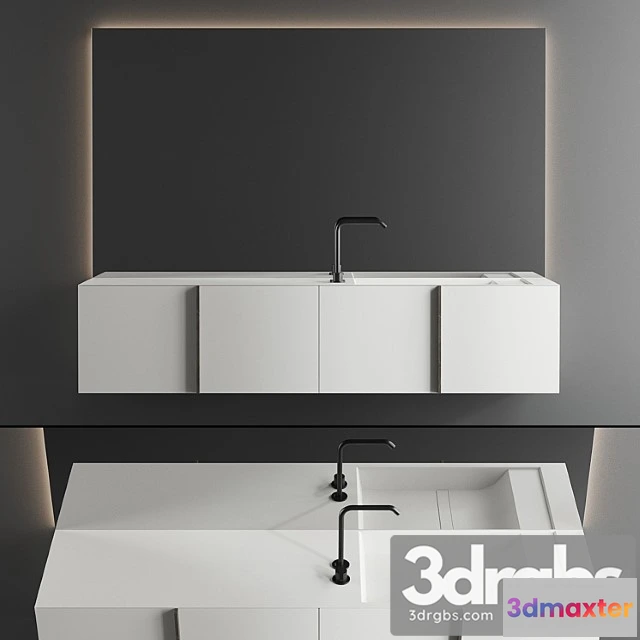 911078 - Inbani Paral Vanity Unit Set 4