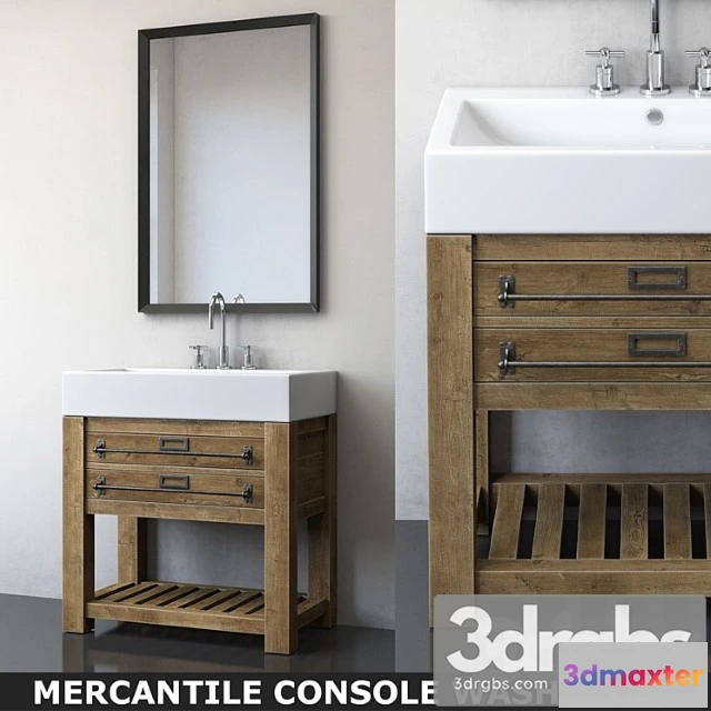 911168 - Mercantile Console Washstand