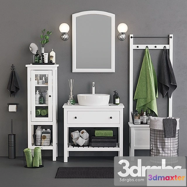 911244 - Open Hemnes Bath Set - No.2