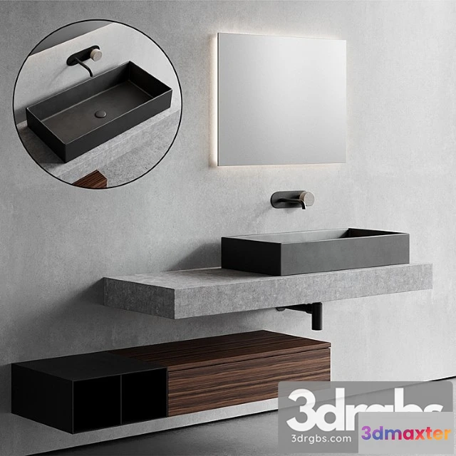 911312 - Scarabeo Ceramiche Topline Vanity Unit Set 1