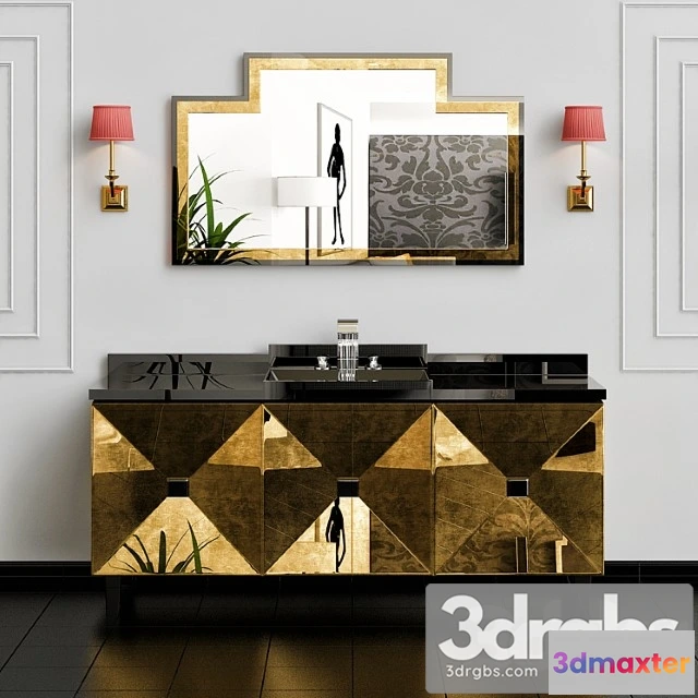 911396 - Vanity Units Jetset 3 Doors